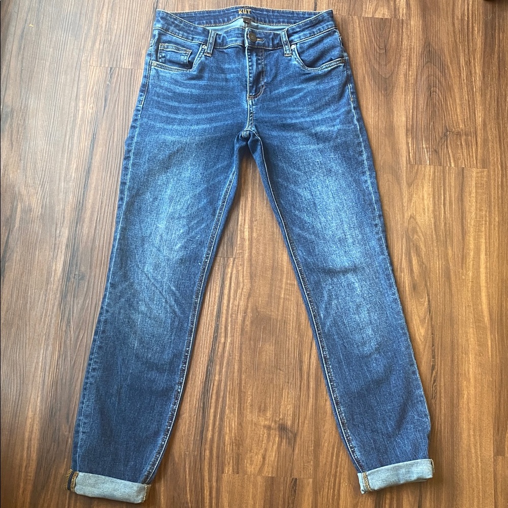 Kut from the Kloth Dark Wash Boyfriend Jeans